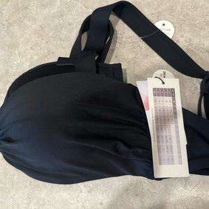 CALIA Women's Smocked Strap Swim Top